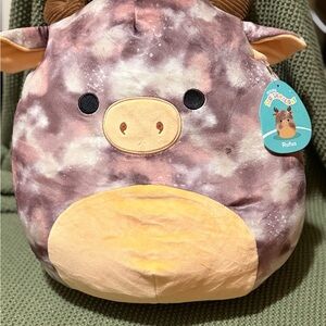 Squishmallows Rufus Cow